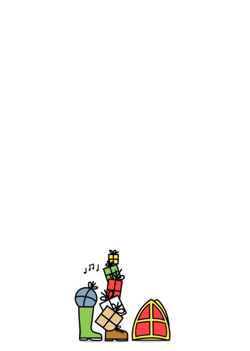 YH Tekent | Sinterklaaskaart | illustratie