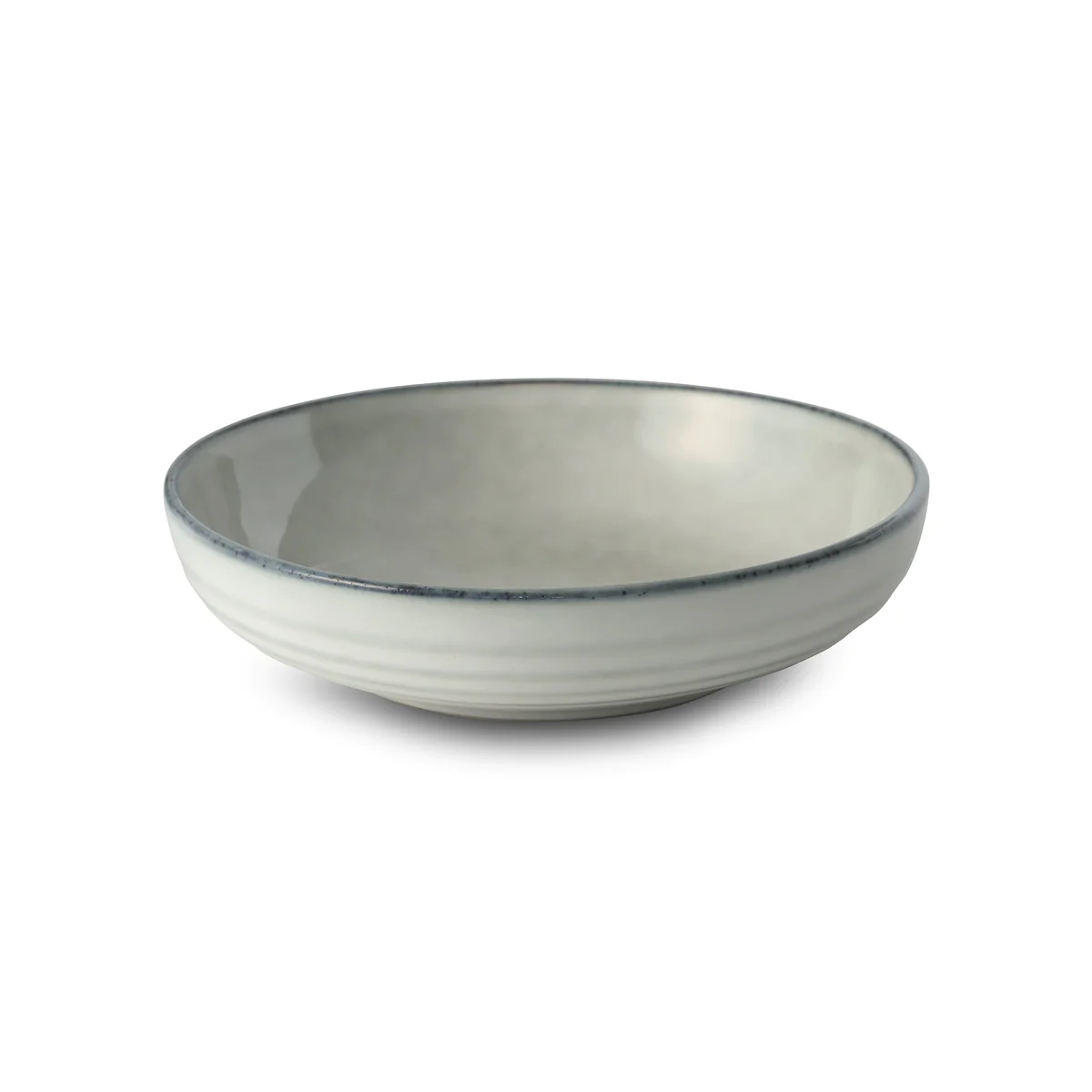 Flow Gris clair - Assiette gourmet 22 cm (lot de 6) Médard de Noblat