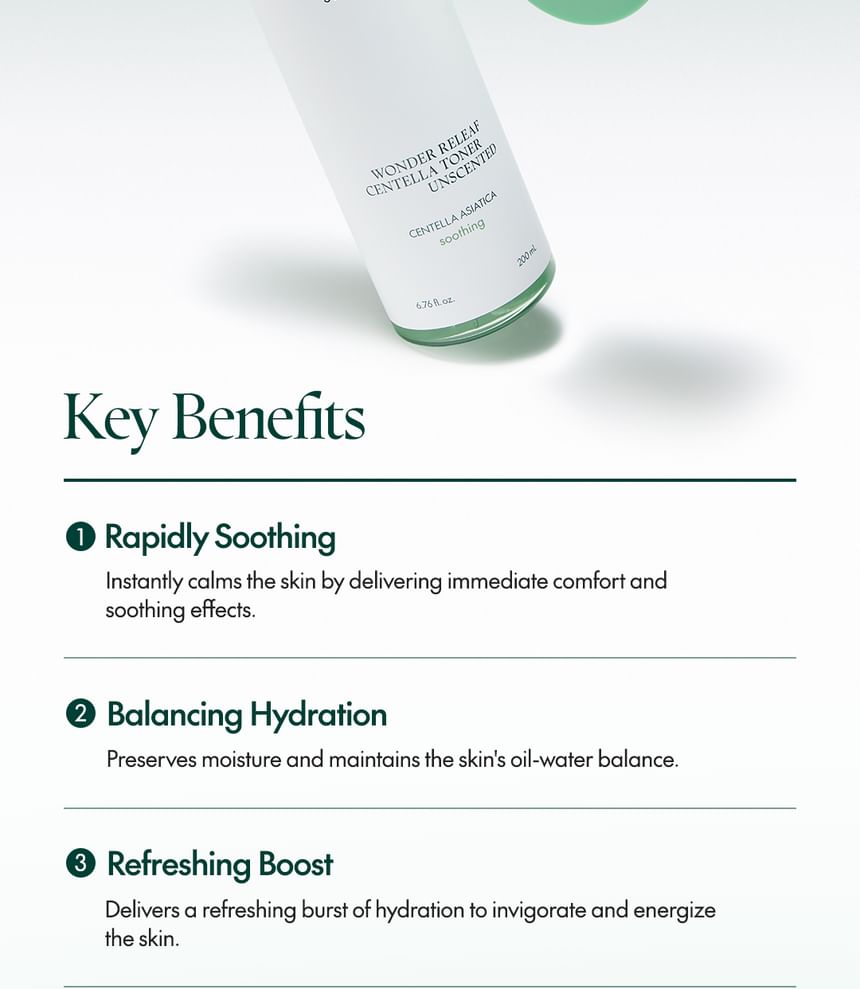 Purito SEOUL - Wonder Releaf Centella Toner ongeparfumeerde mini
