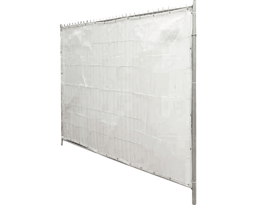 Privacyschermzeil met ogen, wit, 1760 x 3410 mm