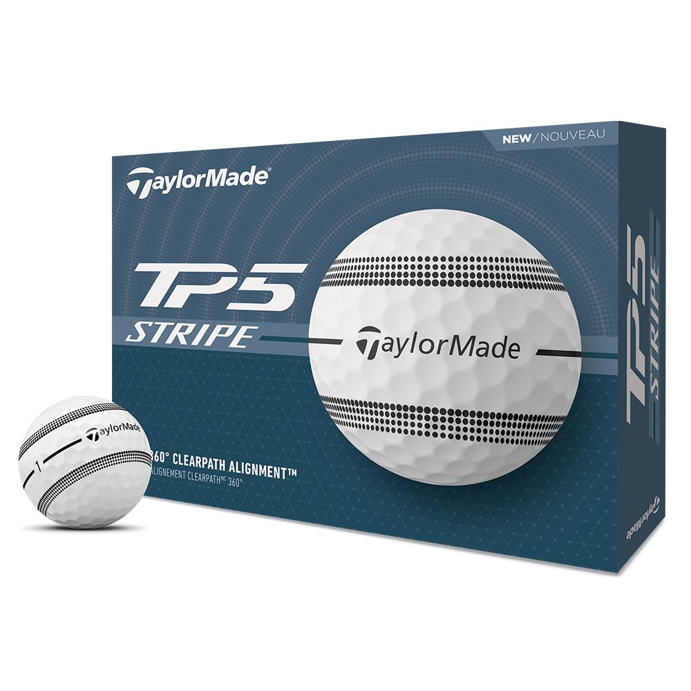 TP5 Stripe Golfball Hvit