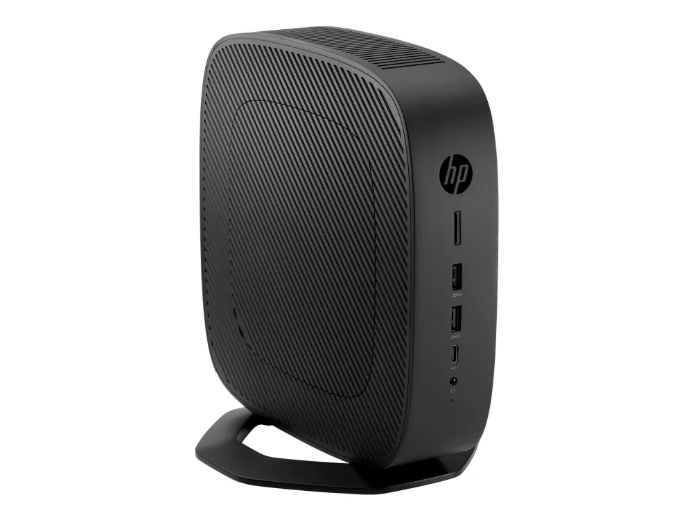 HP t740 - Tynd klient - SFF 1 x Ryzen Embedded V1756B / op til 3.6 GHz - RAM 8 GB - flash 32 GB - Radeon Vega 8 - Gigabit Ethernet - Windows 10 IoT Enterprise for Thin Clients 64-bit - skærm: ingen