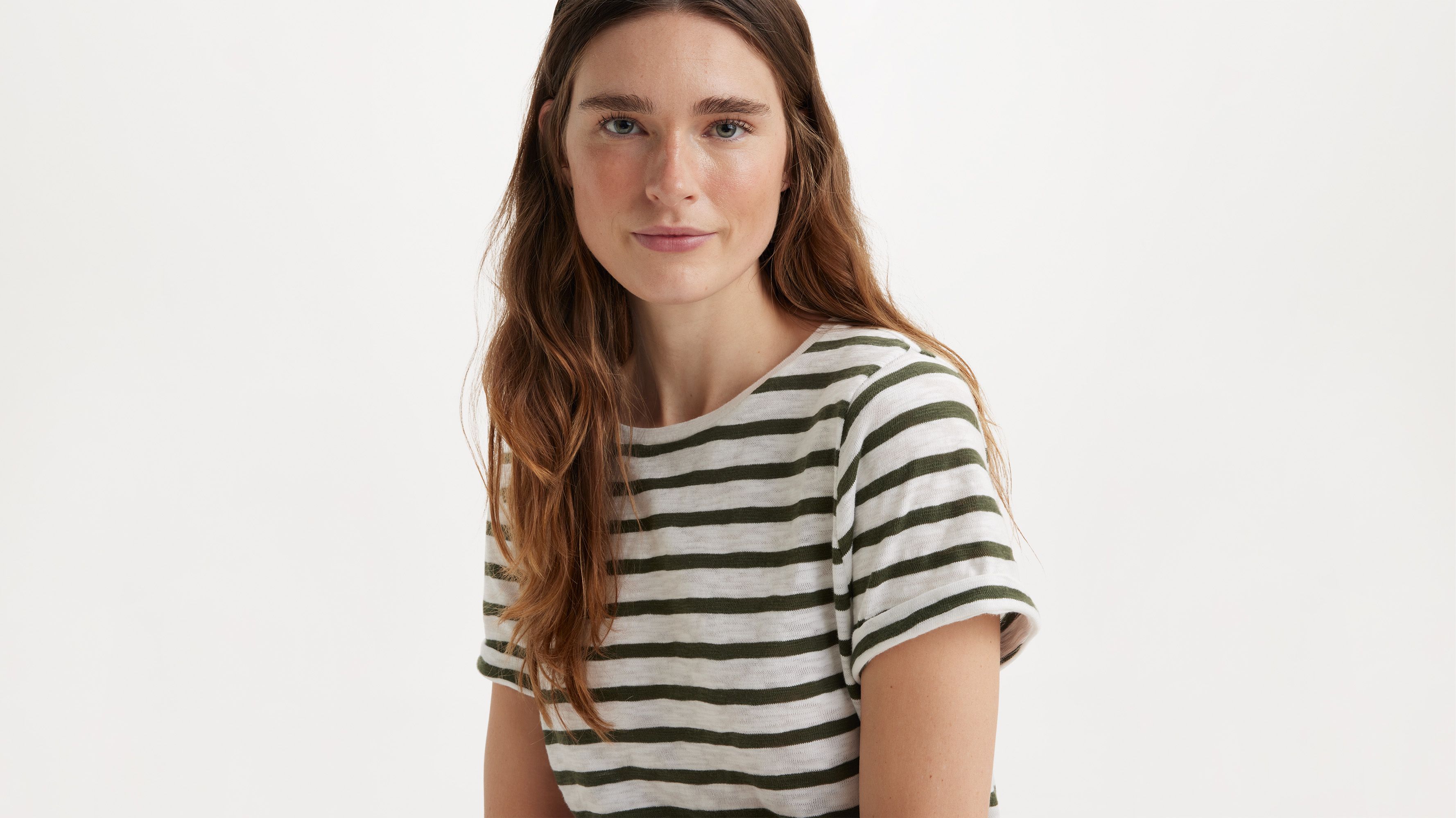 T-shirt Margot - Captain Stripe Deep Depths - Vert