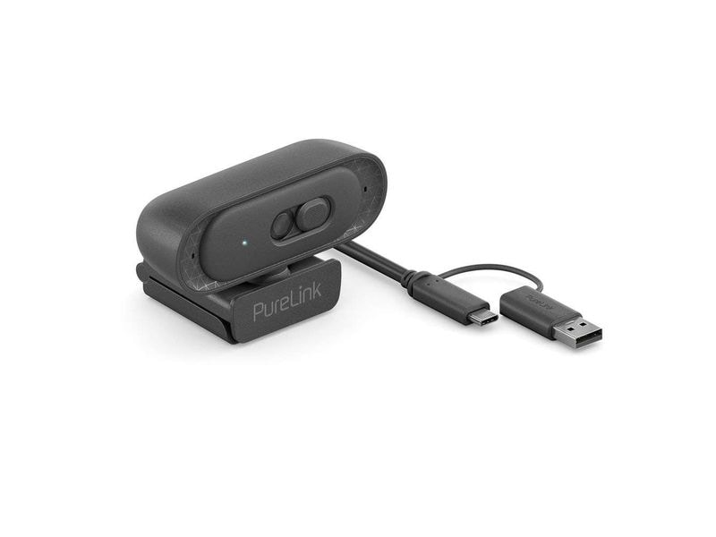 PureLink Webcam Vuelogic 2K Quad HD Hochauflösende 2K QHD-Webcam – Kristallklare Video- und Audioqualität