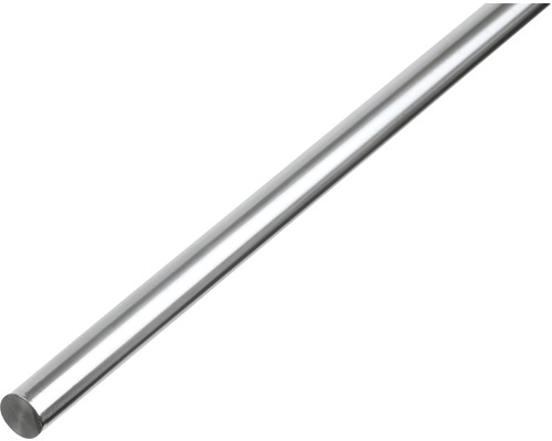Ronde staaf, aluminium, zilver geanodiseerd, Ø 6 mm, 2 m