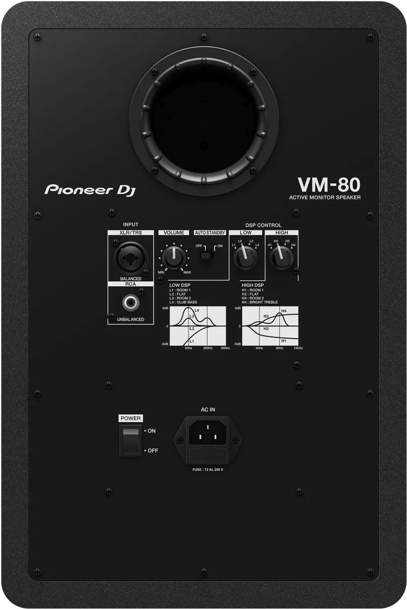 Pioneer VM-80 (la pièce) Enceintes de monitoring