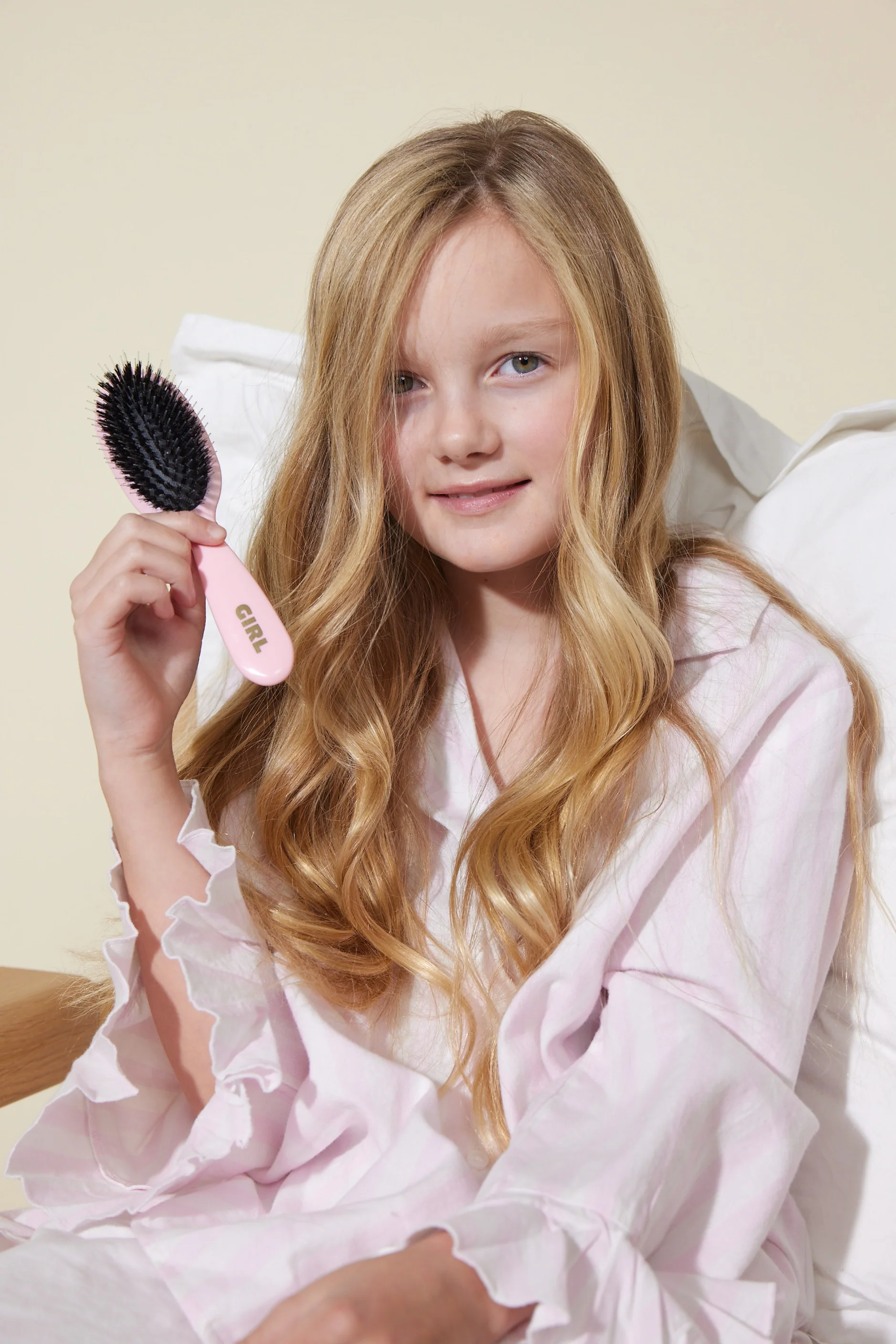 Fan Palm  Vildsvinehår & Nylon hårbørste, Girl - small