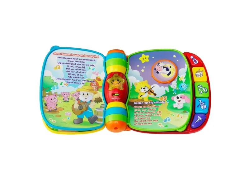 Vtech Baby musikbog med børnesange - DK
