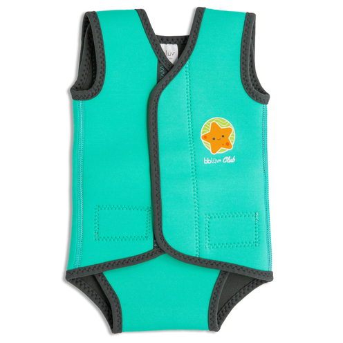 Wraäp Combinaison en néoprène pour bébé Aqua Medium (6-18 mois) - BBLÜV