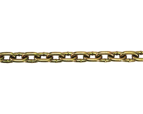 Lasketting DIN 766 Ø 6x18 mm staal geel verzinkt, verkocht per meter