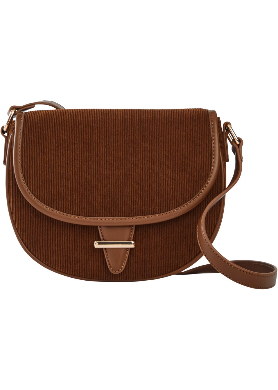 Sac à bandoulière en velours côtelé