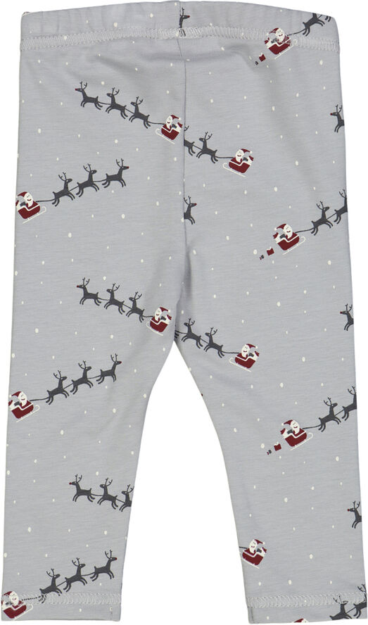 Müsli by Green Cotton Santa leggings baby Jasmin blue/ mystery blue/ balsam cream