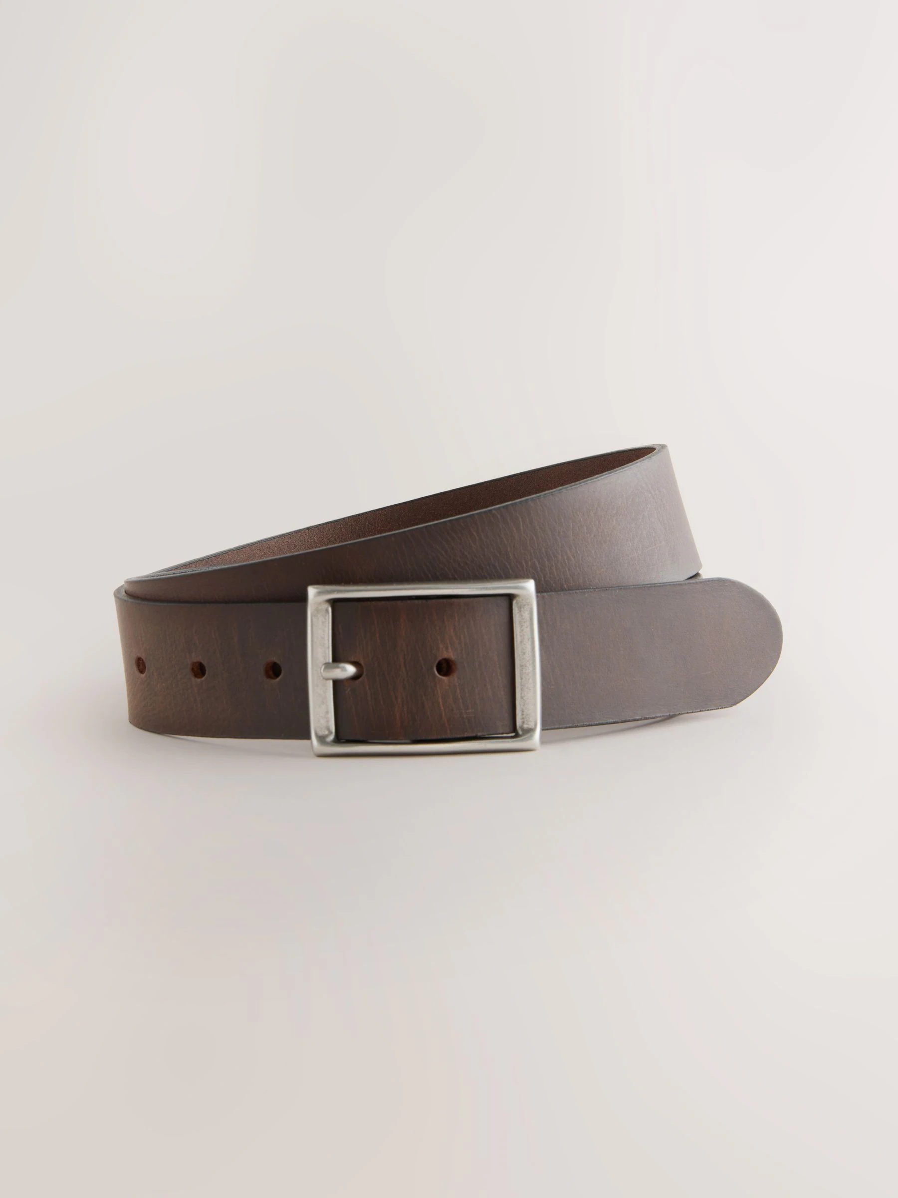 Bruin - Casual leren riem