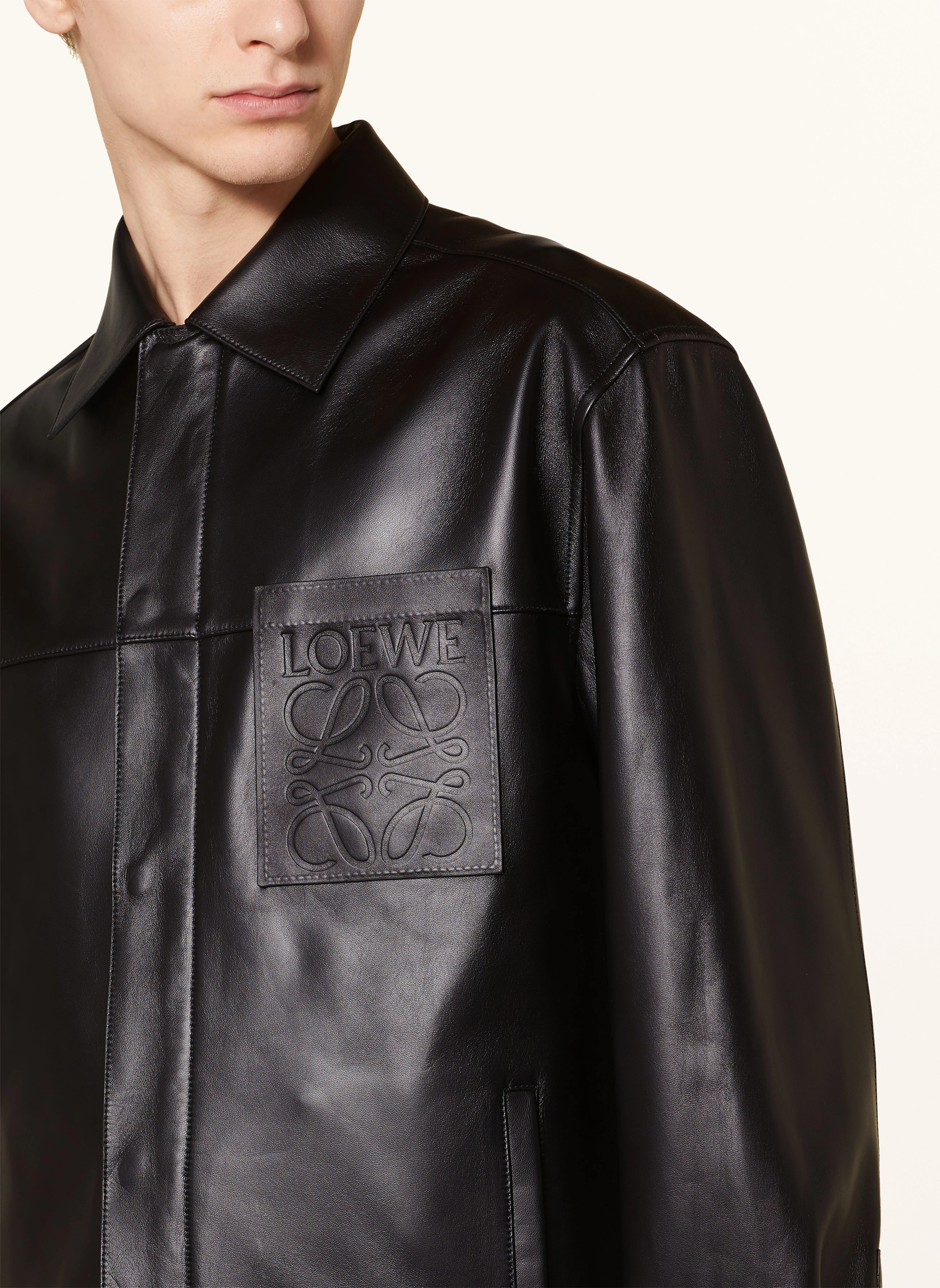 LOEWE Leder-Overjacket