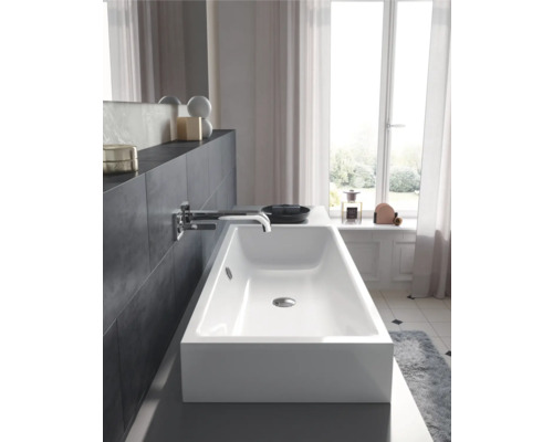 KALDEWEI opzetwastafel PURO S 90 x 38,5 cm alpinewit glanzend met emaillelaag 909206003001