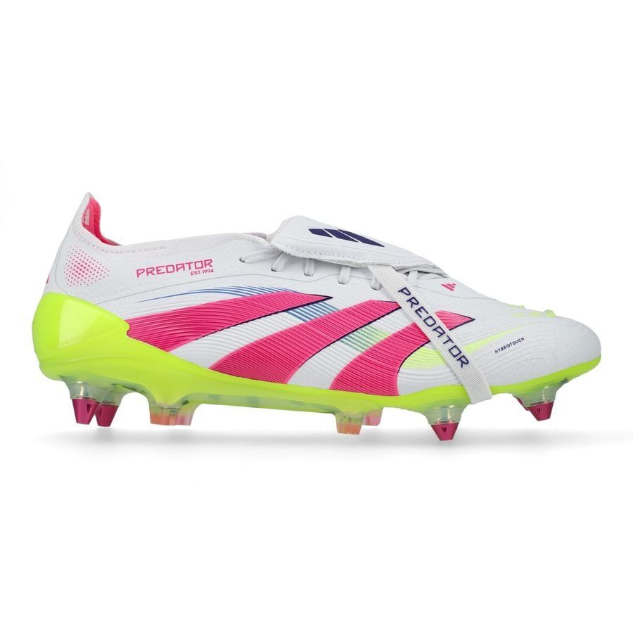 adidas Predator Elite Fold-over Tongue SG Celestial Victory - Blanc/Lucid Pink/Lucid Lemon