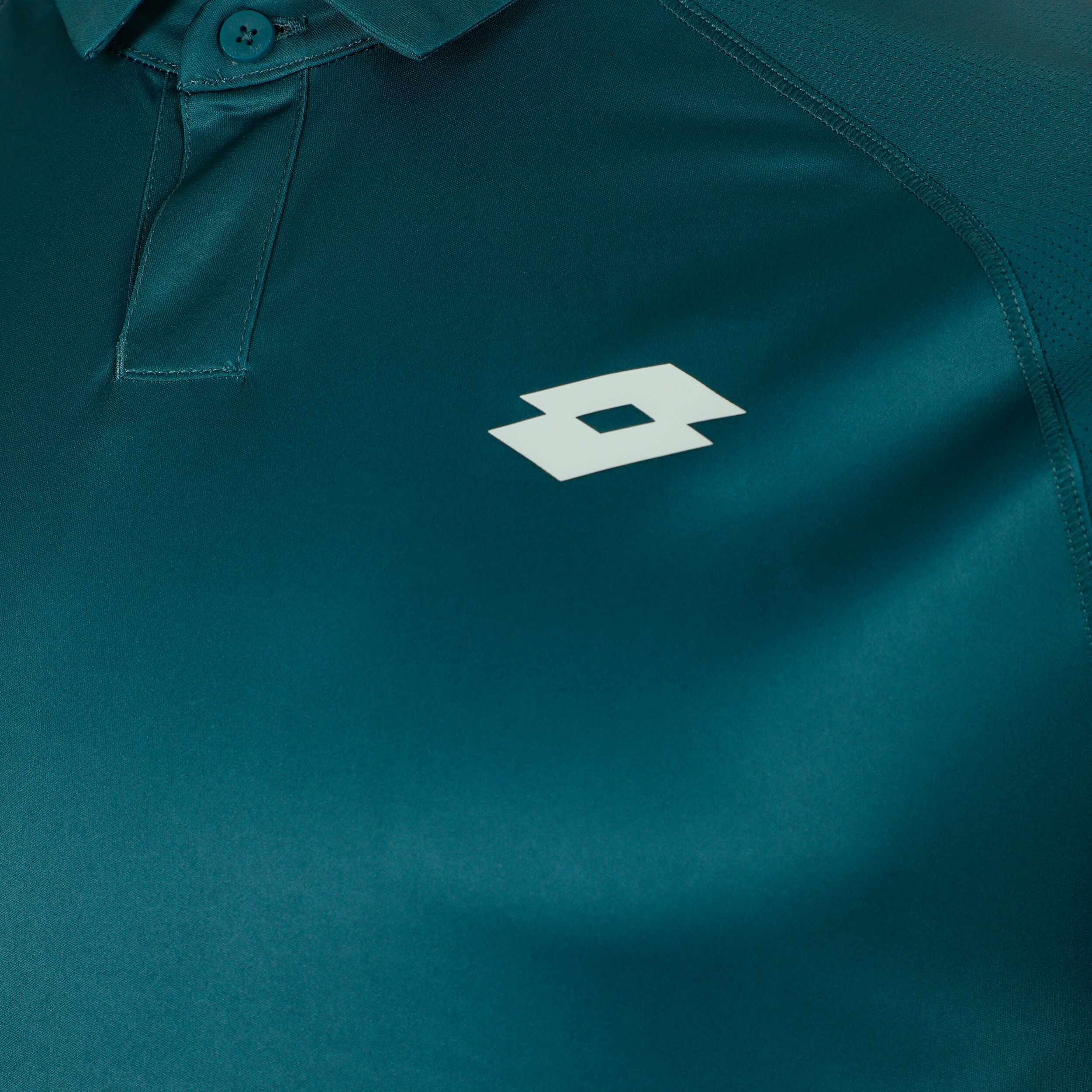 Lotto Tech II Polo Hommes - Vert Foncé