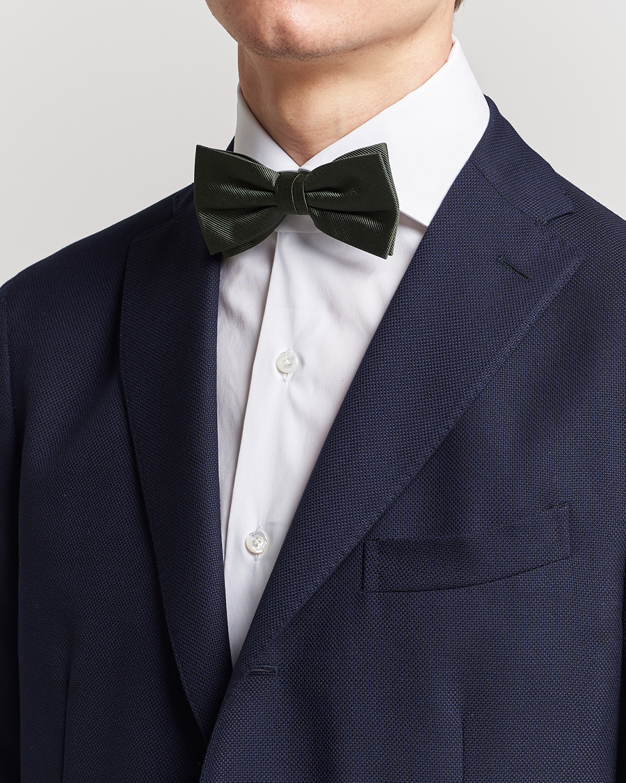 Amanda Christensen Pre Tie Silk Olive