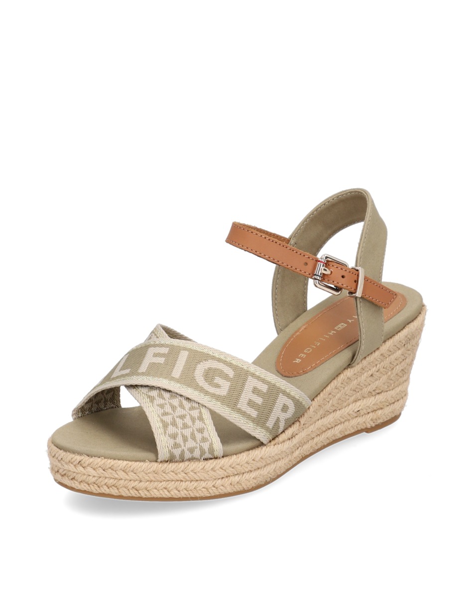 TOMMY WEBBING LOW WEDGE SANDAL