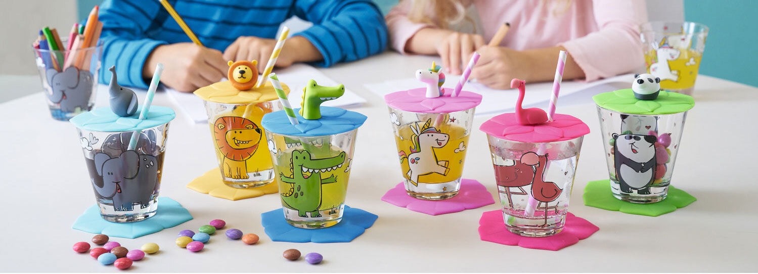 LEONARDO Kinder Trinkset BAMBINI PANDA 3-teilig