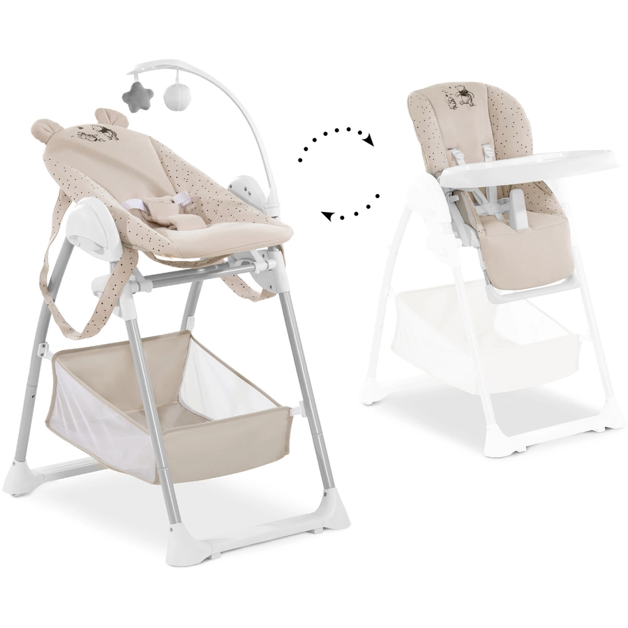 Hauck Hochstuhl Sit N Relax Winnie the Pooh Beige