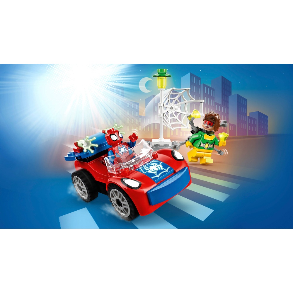 LEGO Marvel 10789 Spidey und seine Freunde Spider-Mans Auto und Doc Ock Set