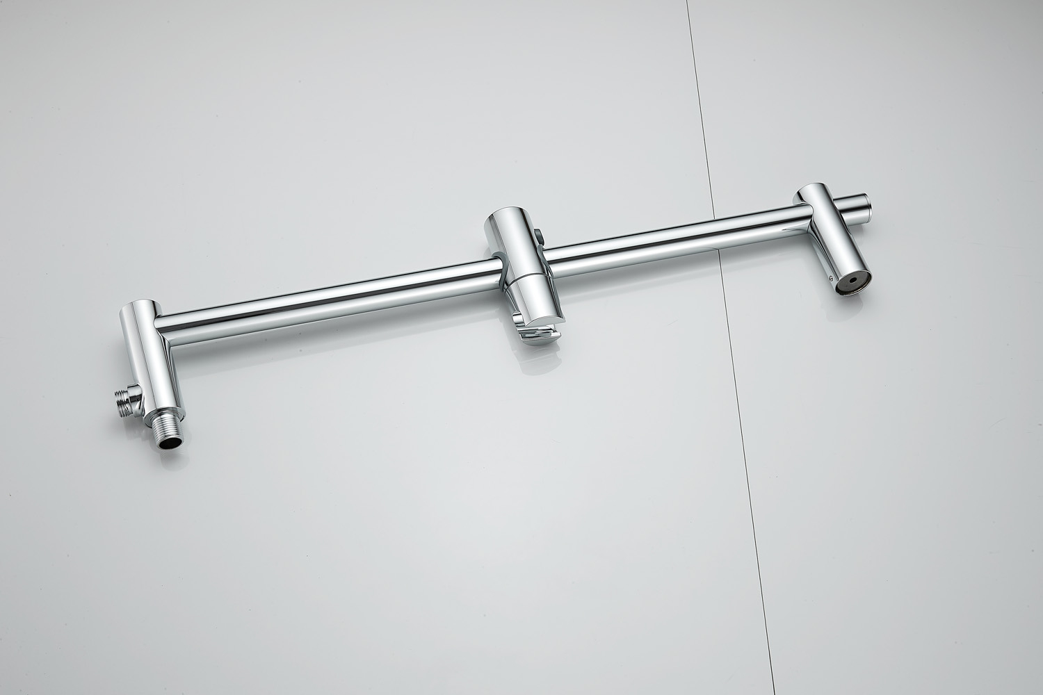 Saniclear Plus douche glijstang met wateraansluiting 60cm chroom