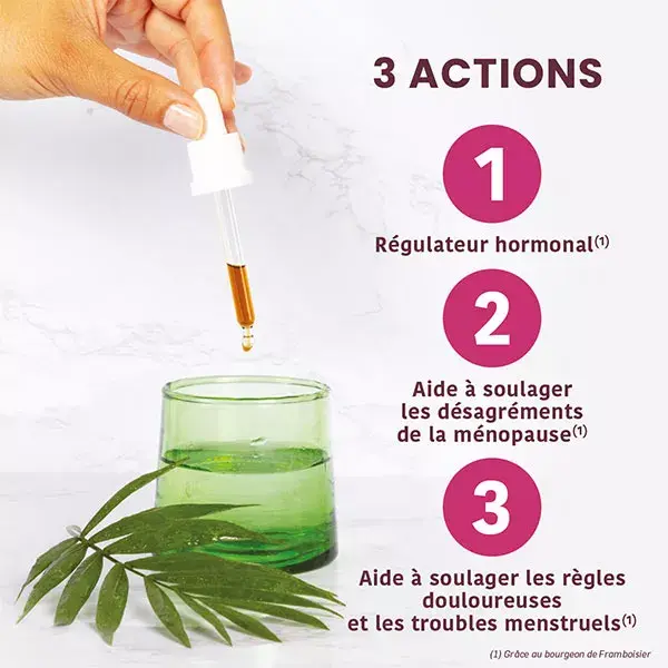 Santarome Bio - Bourgeon Framboisier Bio - Gémmothérapie - Flacon de 30ml