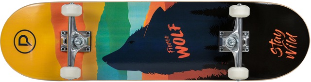 Playlife Skateboard »Fierce Wolf«