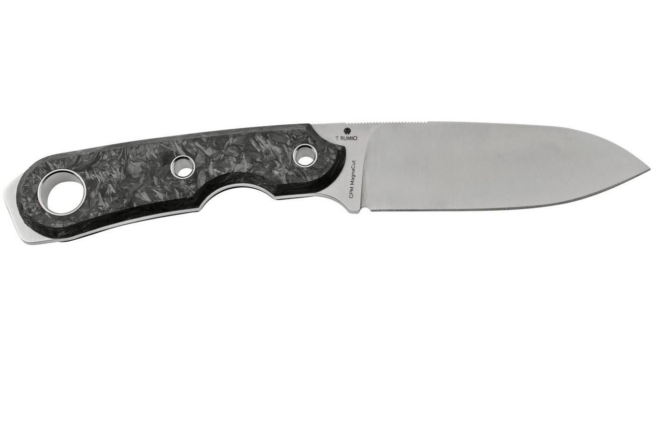 Viper Basic 3 VT4034FCM MagnaCut Spear Point Satin, Marbeled Carbon, vaststaand mes