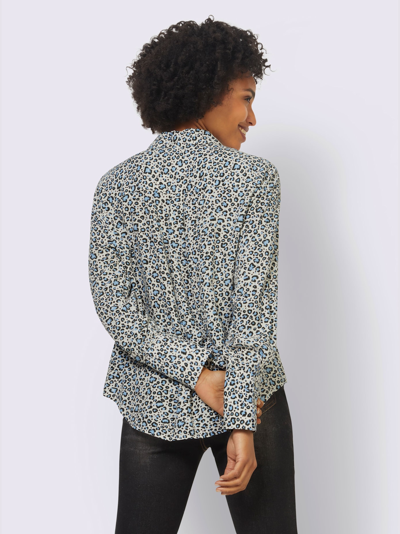 Chemisier joli motif léopard