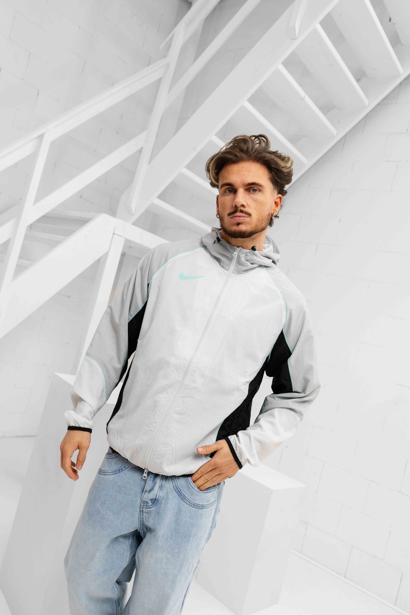 Nike Strike  Water Repellent Trainingsjack Heren Wit