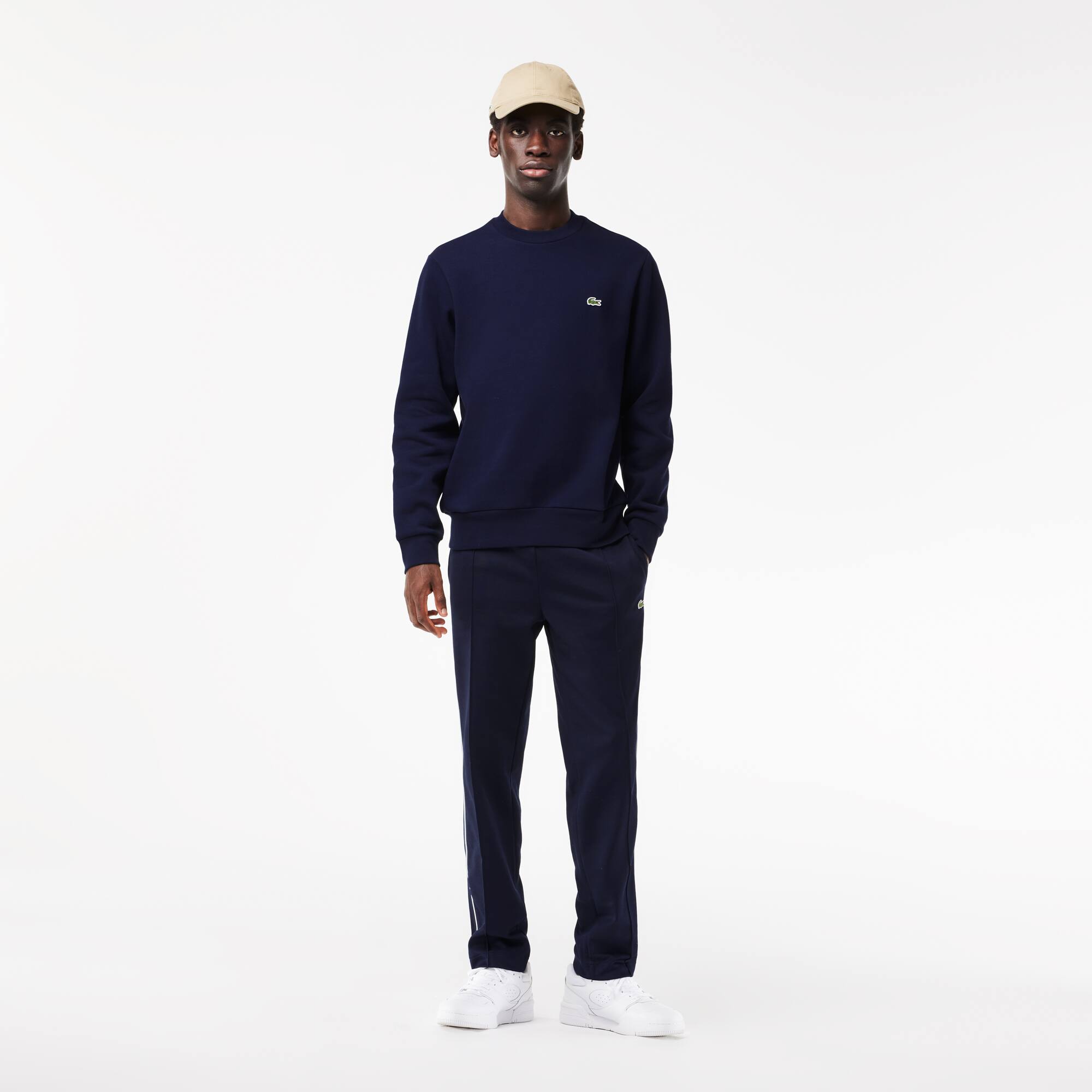 Jogging-Sweatshirt aus aufgerautem Fleece Sweatshirts - Blau - Lacoste - Herren