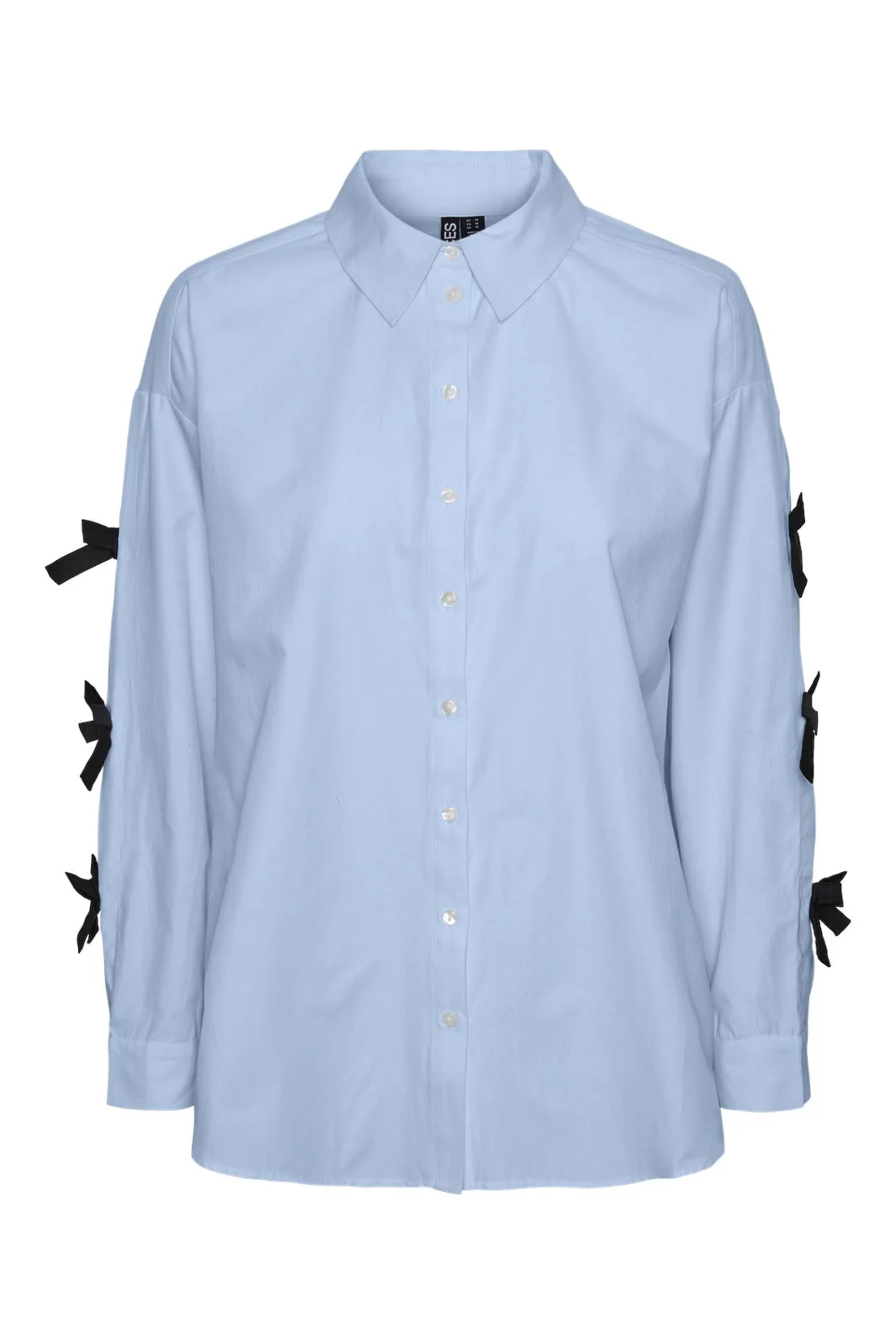 Pieces Pcbell Ls Shirt Jit 4694910 nantucket breeze black bows
