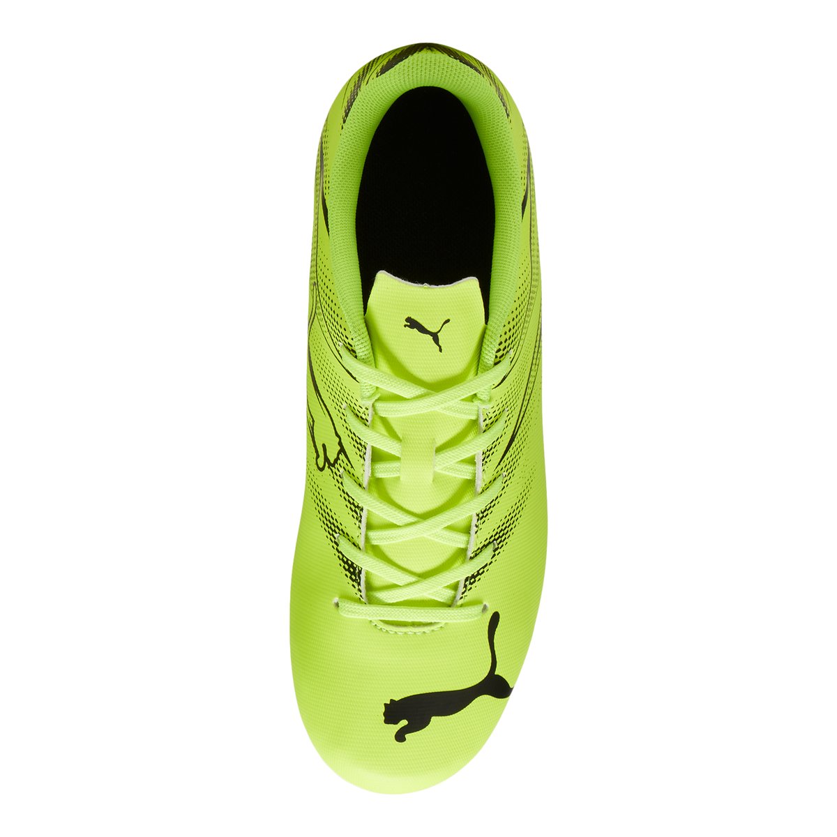 PUMA-Attacnto-jb-Baskets de soccer - Talon plat - Vert Vif