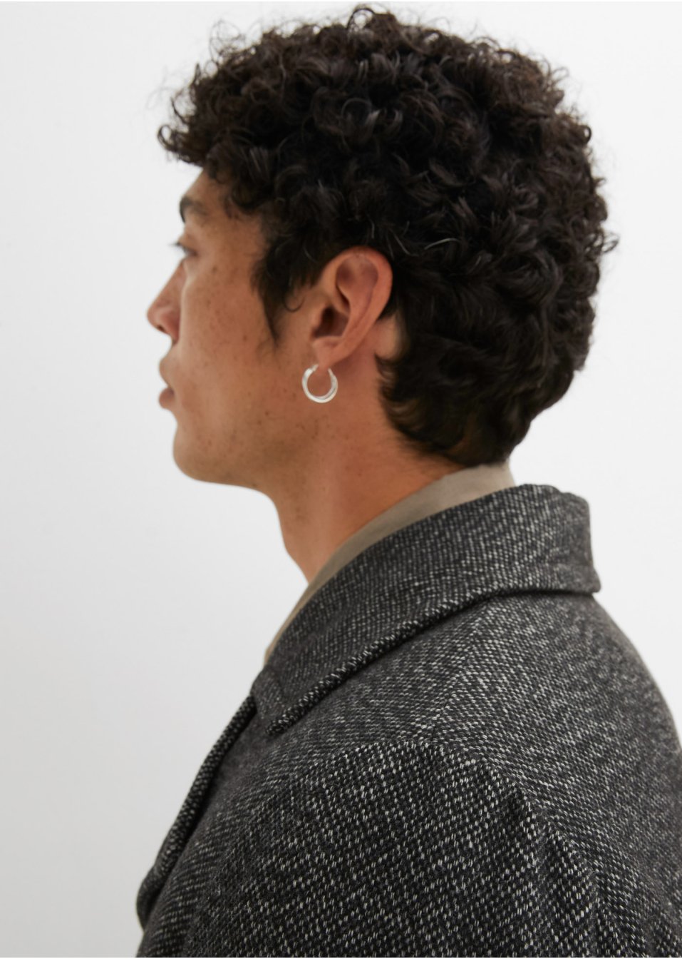 Veste caban en imitation laine