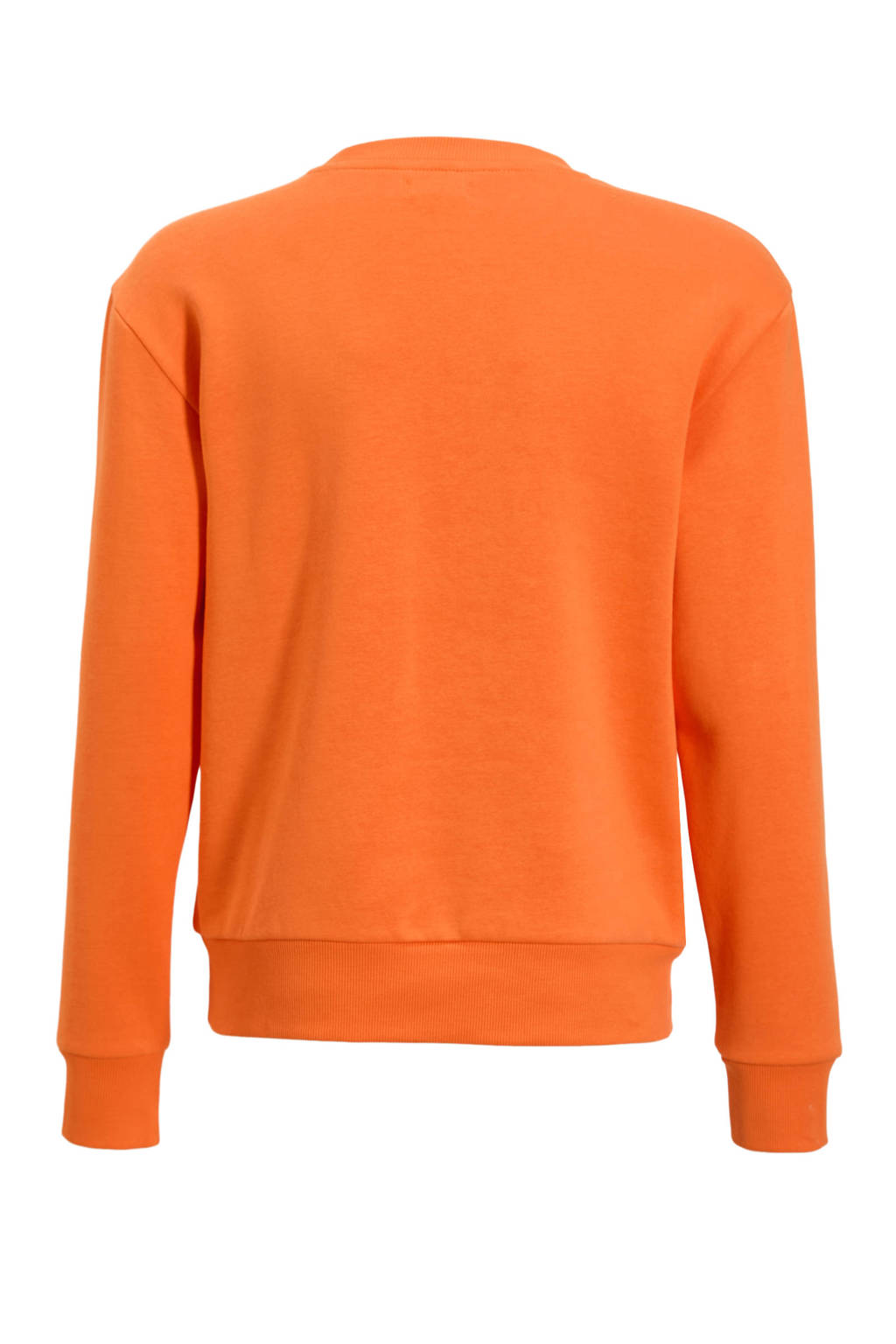 Orange Stars Sweater Romy met printopdrukoranje