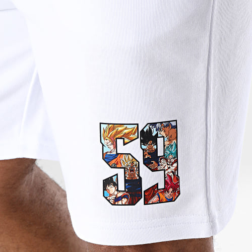 Short Jogging Saiyans Blanc