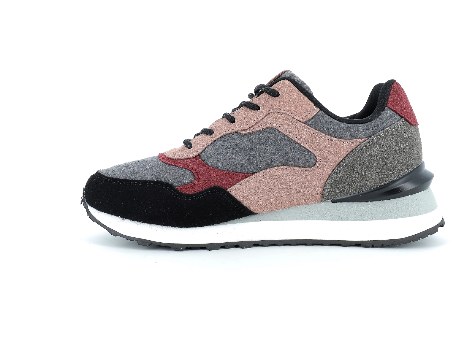 T brand-THEOBASK Synthétique Gris-Rose