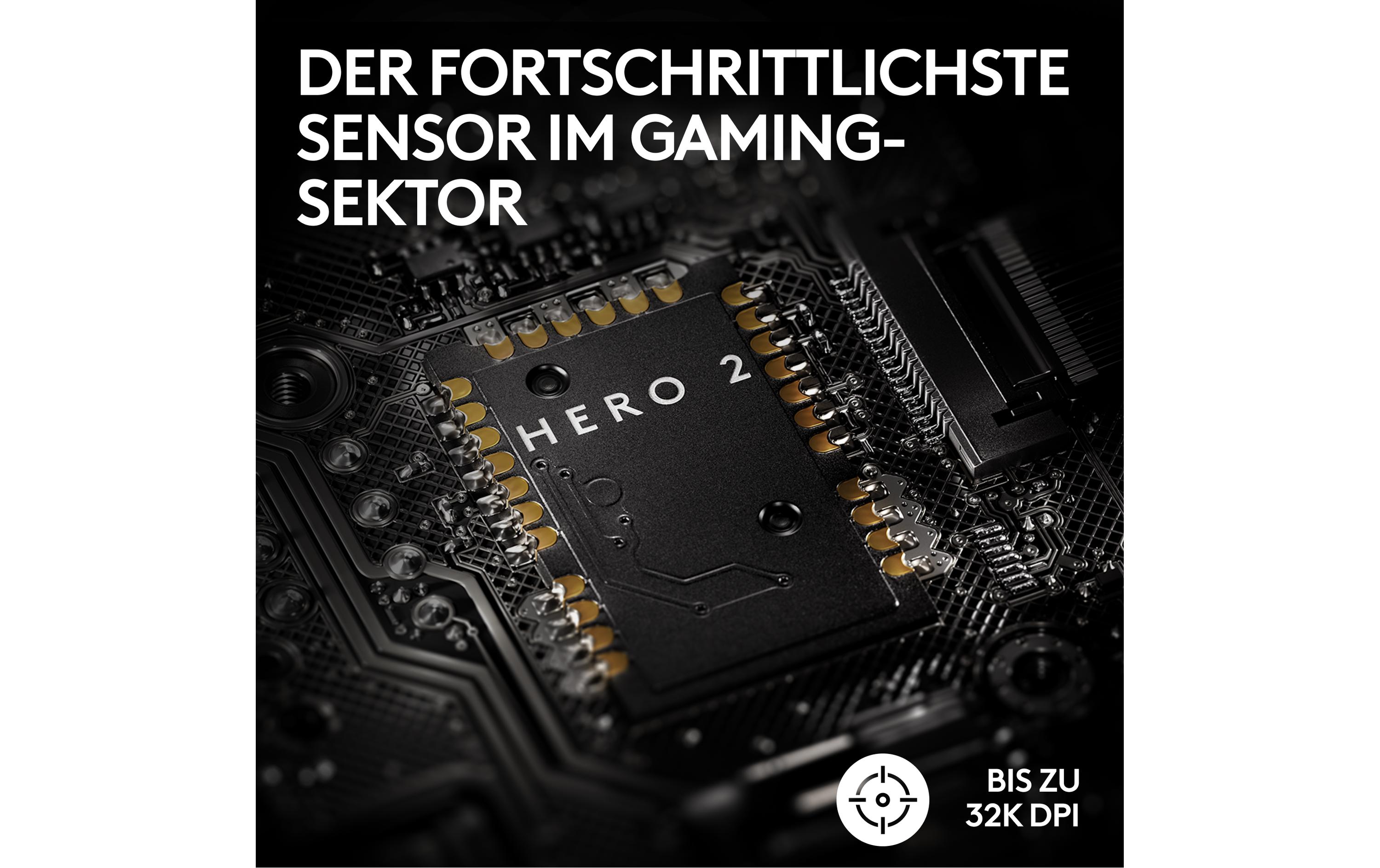 Gaming-Maus Pro X Superlight 2 Lightspeed Weiss<br>Extrem leichte Gaming-Maus mit leistungsvoller Performance