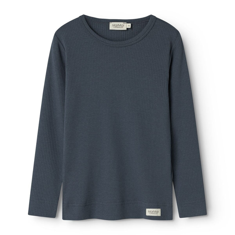 Køb MarMar Modal Blue Plain Bluse