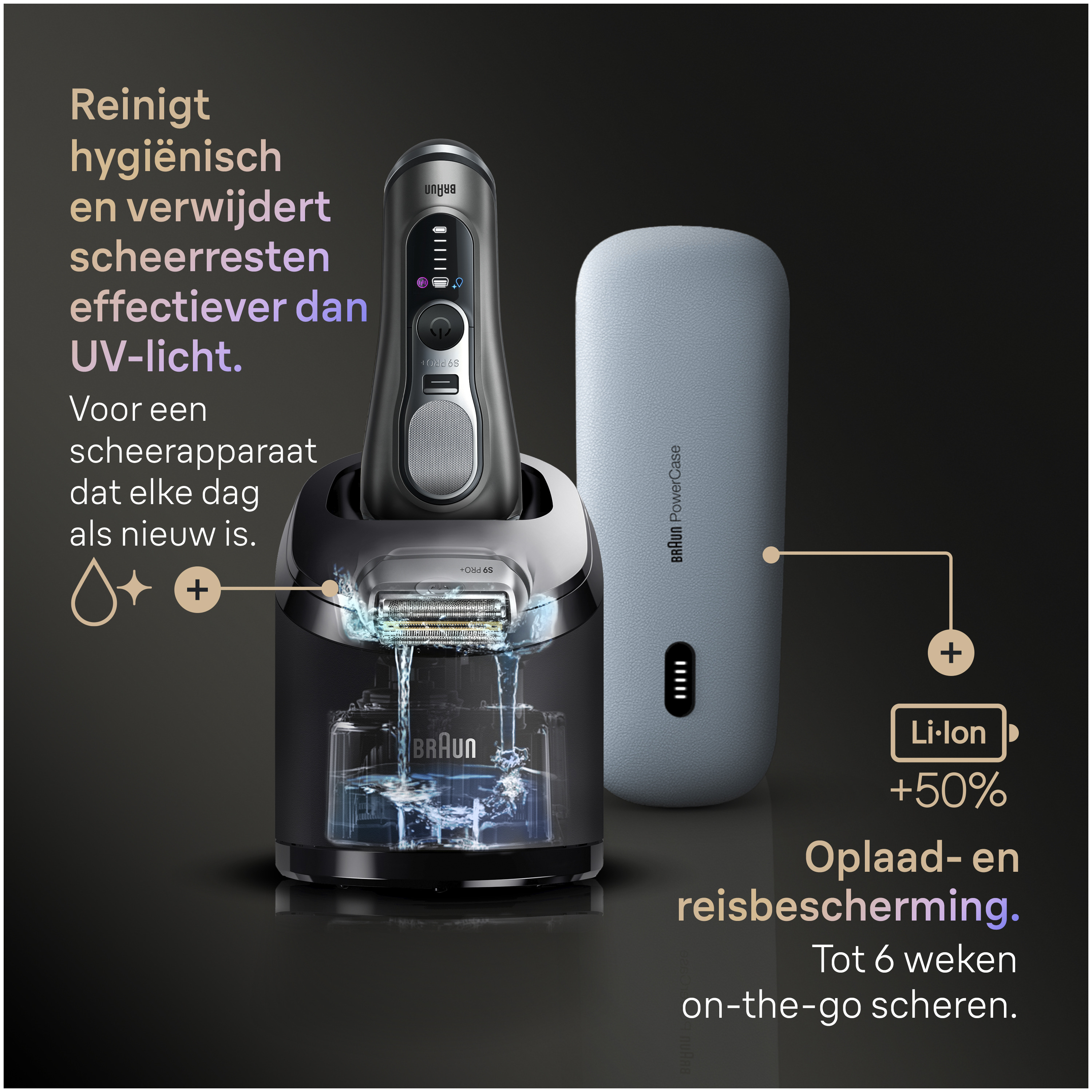 Braun Elektrisch Scheerapparaat Series 9 Pro+ 9675cc