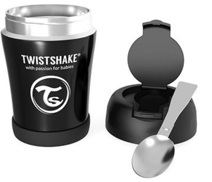 TWISTSHAKE THERMOS ALIMENTAIRE 350 ML  PASTEL BLACK