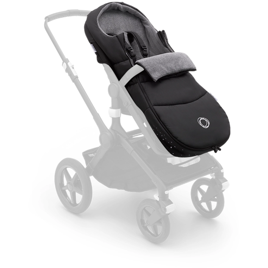 bugaboo Kinderwagen Dragonfly Complete GraphiteMidnight blackSkyline Blue, Ultimate Newborn Bundle