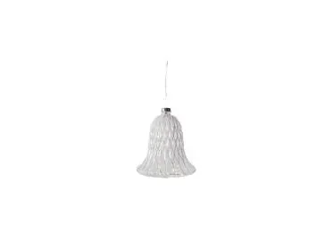 Sirius Luna Klokke Klar/Hvid - H 10 cm