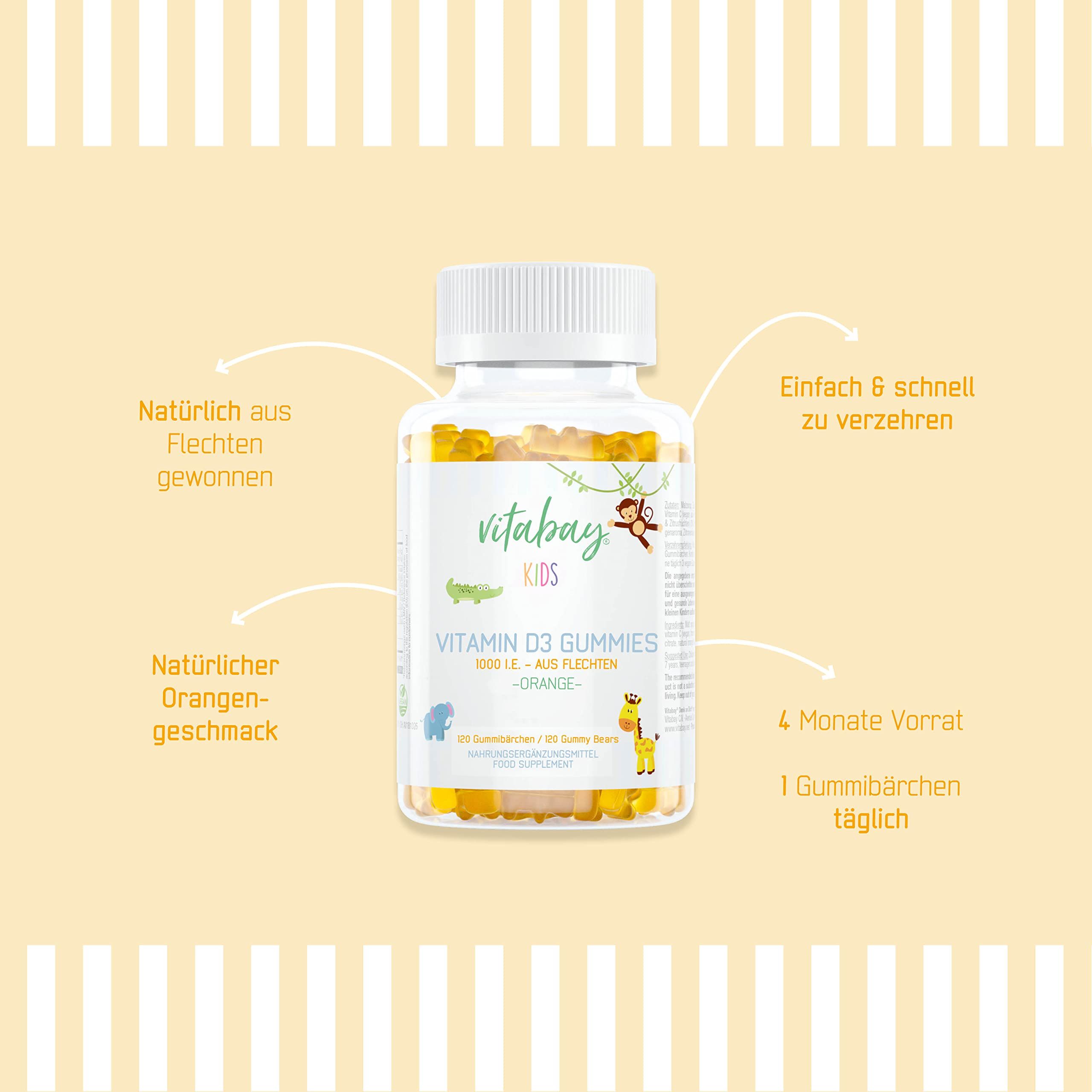 Vitabay Vitamin D3 Gummies 1000 I.E.