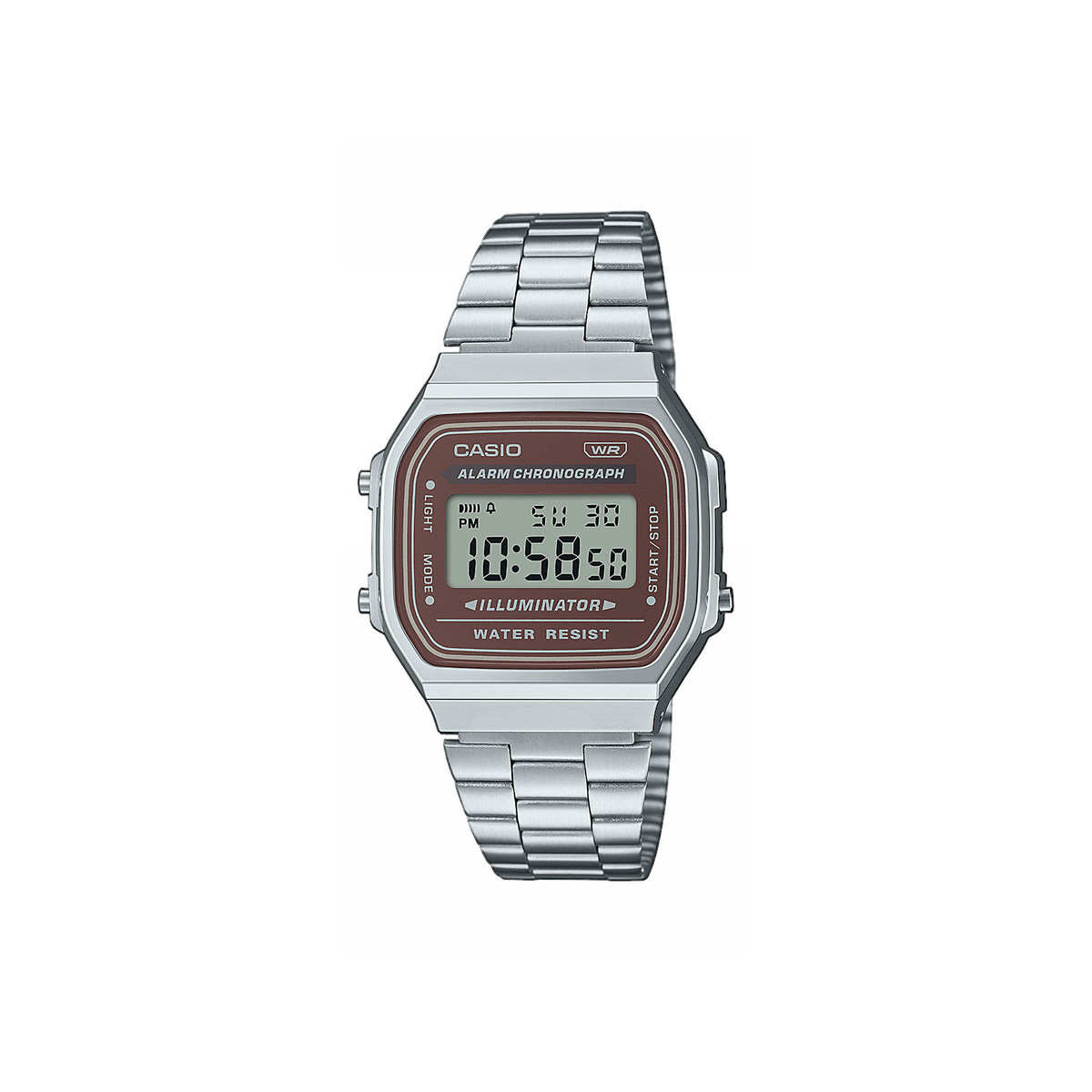 Montre CASIO VINTAGE homme bracelet acier inoxydable