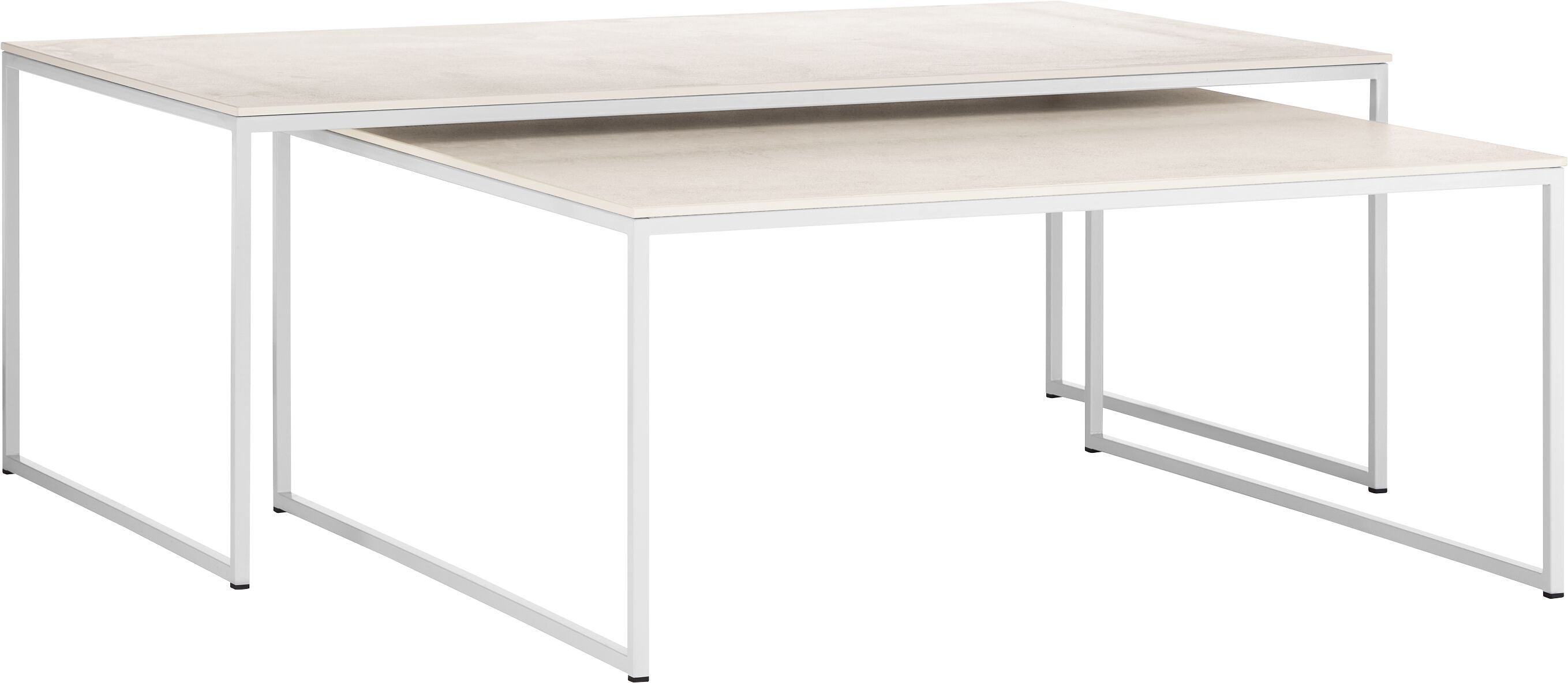 AVEA Salontisch - Lunar / grau / B: 90.0 cm x T: 90.0 cm x H: 39.8 cm