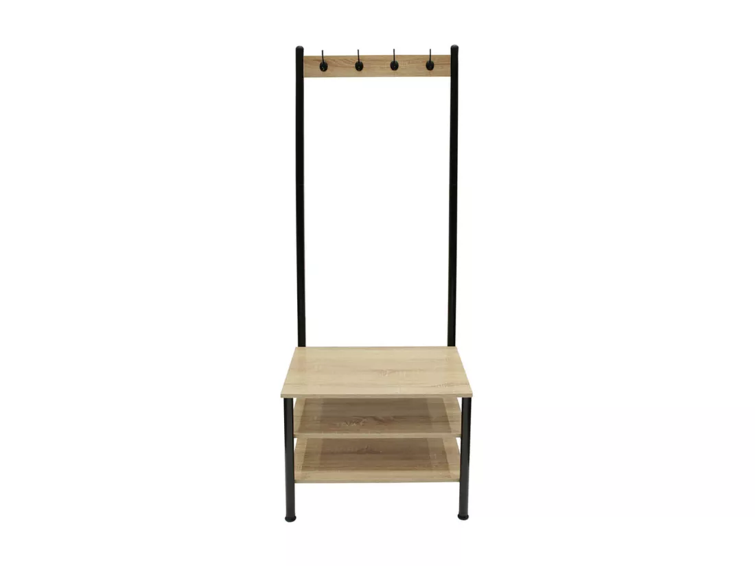 BRIEG - Meuble d'Entrée Portemanteau et Chaussures