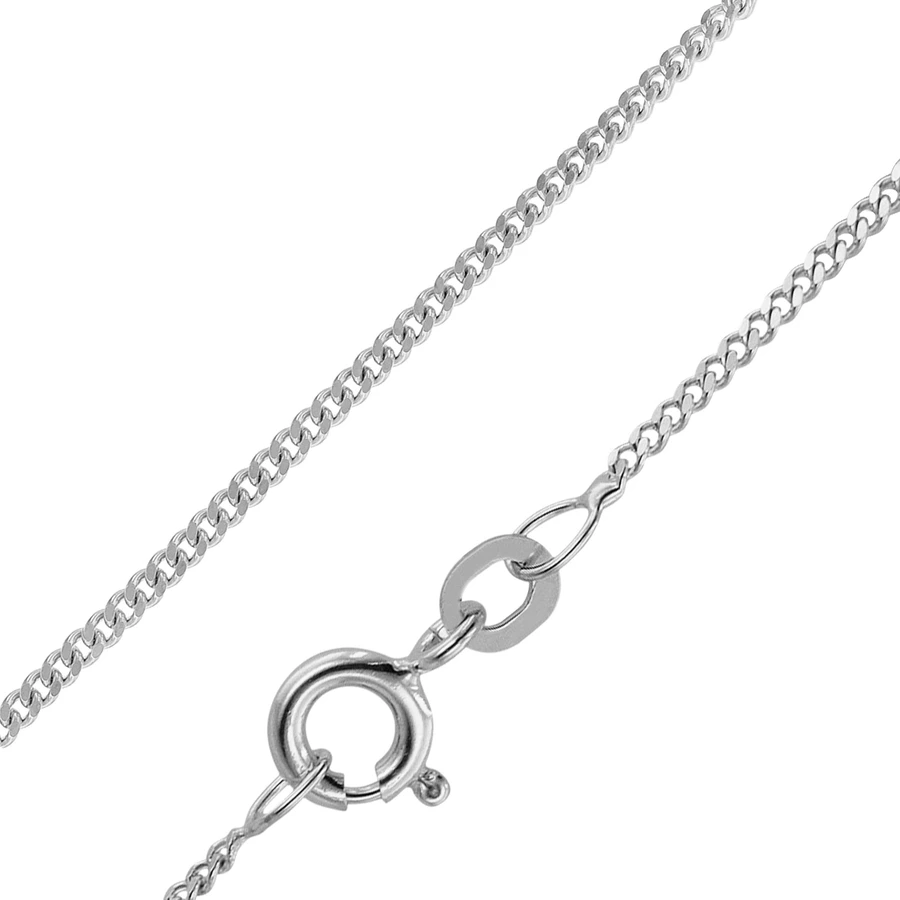 trendor Kinder-Halskette Taufkette 925 Silber Taufring mit Hufeisen silver